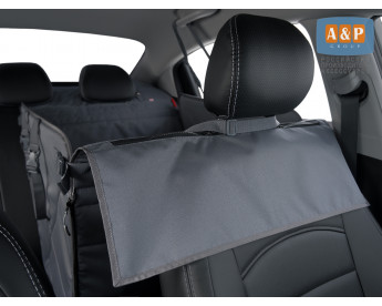 Автогамак Happy Dog Premium (Хэппи Дог Премиум). На половину сиденья. Цвет: серый.