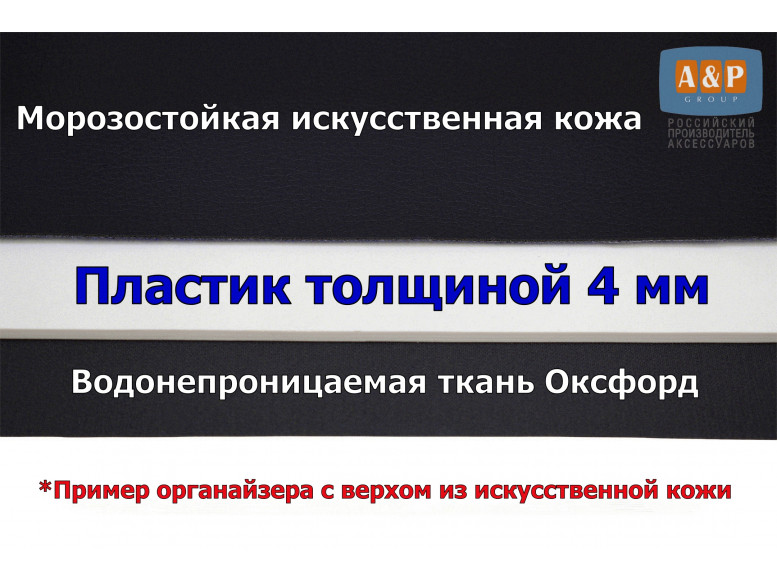 Изготовление стенок органайзера из пластика.