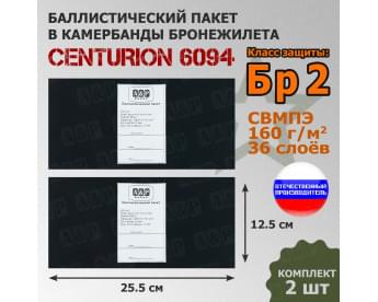 Баллистические пакеты в камербанды бронежилета Centurion 6094 от Centurion Gear. 25,5x12,5 см. Класс защитной структуры Бр 2.