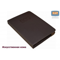 Папка для сервисной книжки и автодокументов "Престиж". Формат А5. Искусственная кожа. Цвет: тёмно-коричневый.