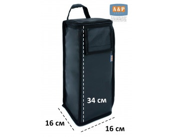 Сумка для домкрата и/или ножного насоса. Размеры 34х16х16 см. Материал: искусственная кожа.